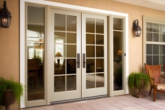 Exterior French Door, White Painted