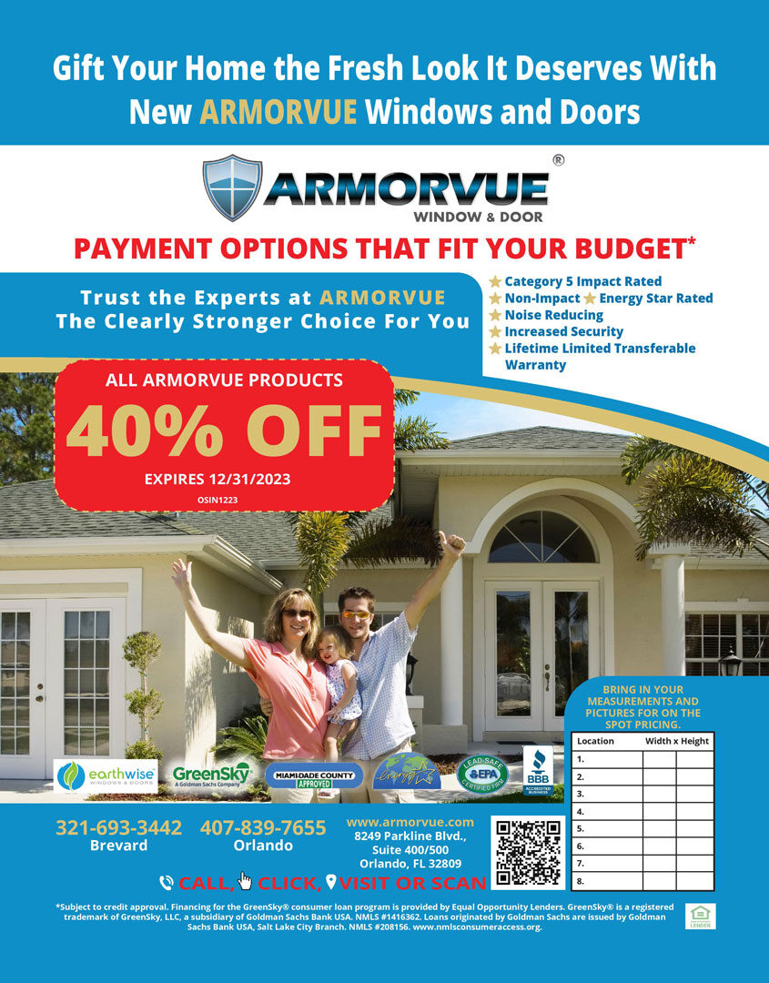 Gift your home the fresh look it deserves with new Armorvue windows and doors