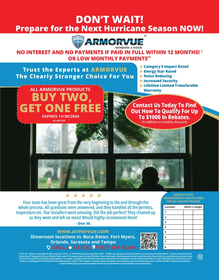 Save big with spring saving from Armorvue window and door